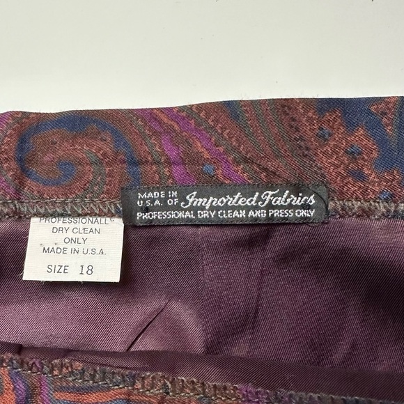 Vintage Important Fabrics Skirt - Picture 8 of 8